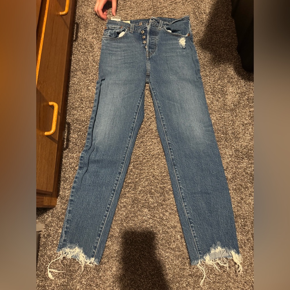 Levi’s 501 Women's Distressed Jeans